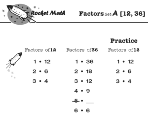 Factors Answers A